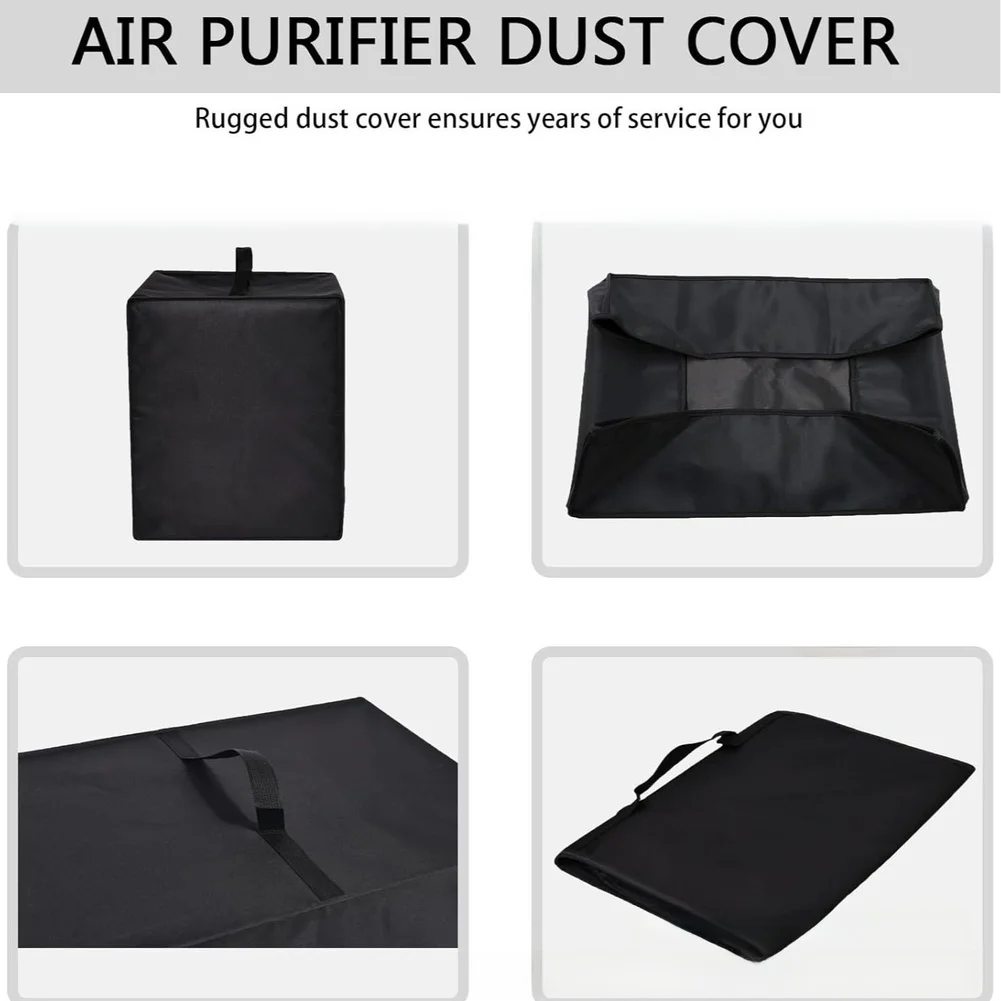 Black Oxford Fabric Air Fryer Cover Compatible with AF101 Dustproof Waterproof Scratch Resistant 35 cm Wide 30 cm High