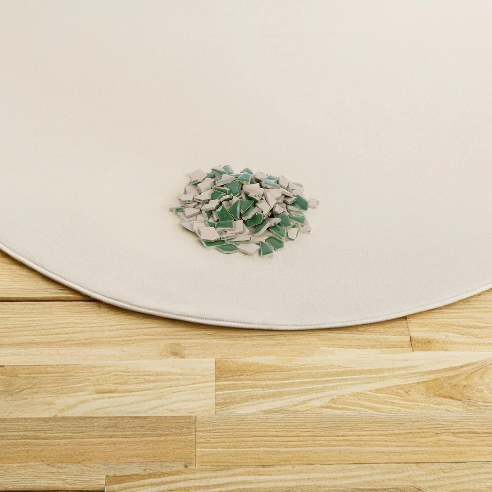 

1Pack Glazed Porcelain Ceramic Mosaic Tiles Irregular Shape Small Decorative Pieces Craft Tiles Home Decor Kitchen Bathroom Art