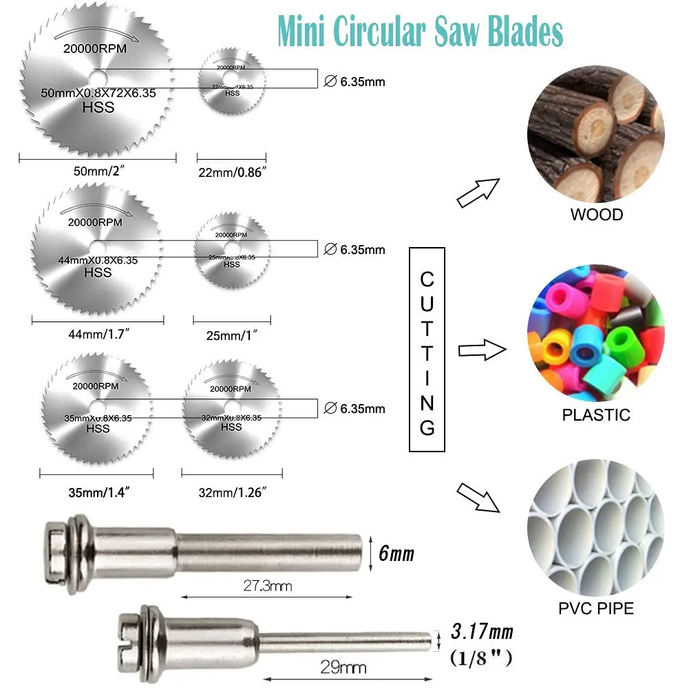 Mini Conjunto De Lâminas De Serra Circular, Disco De Corte De Diamante, Lixar, Rebolo, Ferramenta De Madeira, Ferramentas Elétricas Dremel, Acessórios, 2-41Pcs