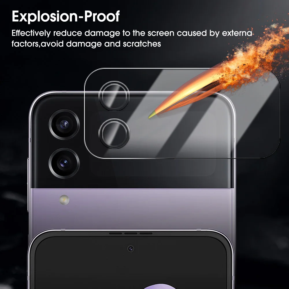 Full Cover Back Camera Lens vetro temperato per Samsung Galaxy Z Flip 4 5G Rear Len Screen Protector per Galaxy Z Flip4