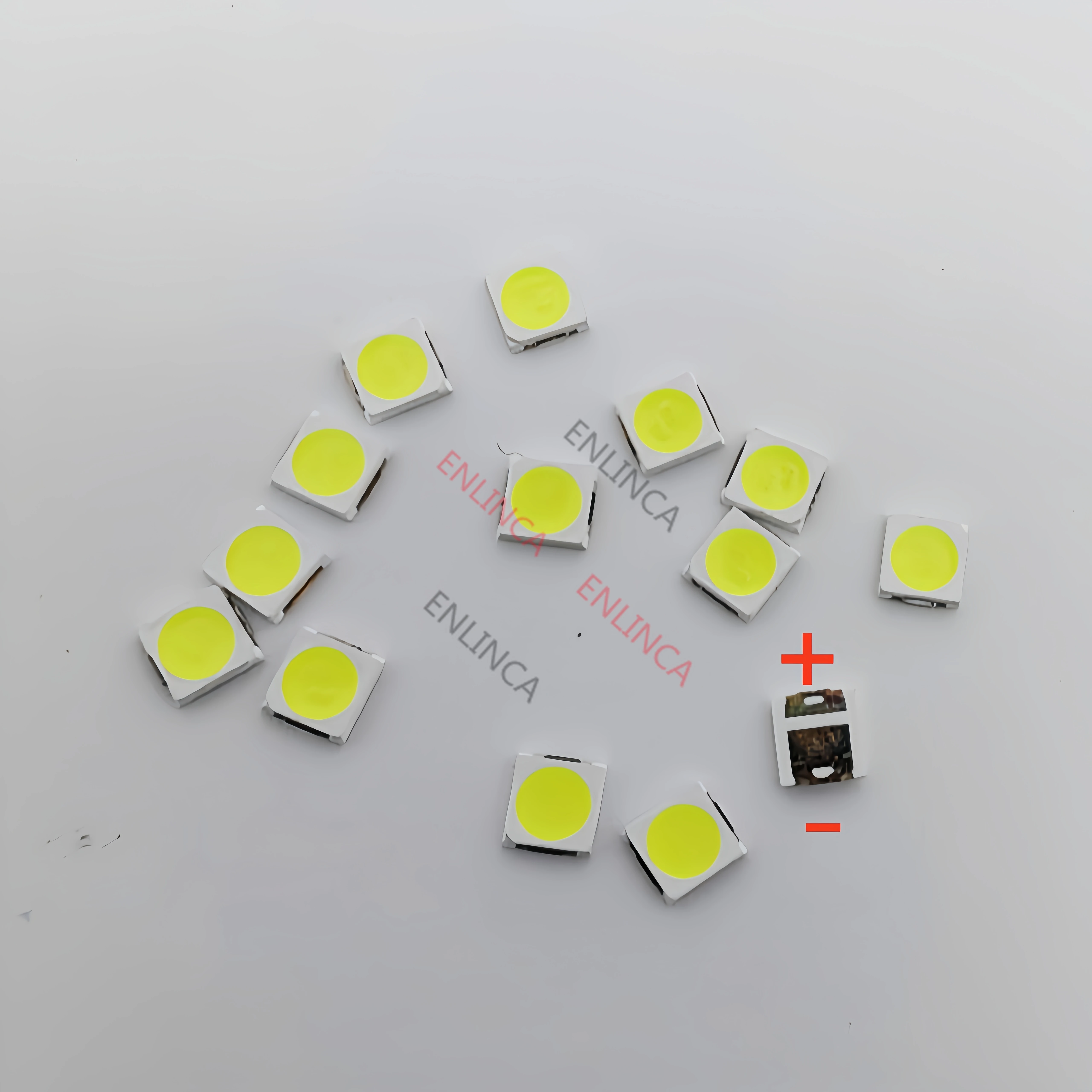 100Pcs Surface Mount Light Emitting Diode 3030 LED Chip 1W 3V-9V White 3000K-9000K