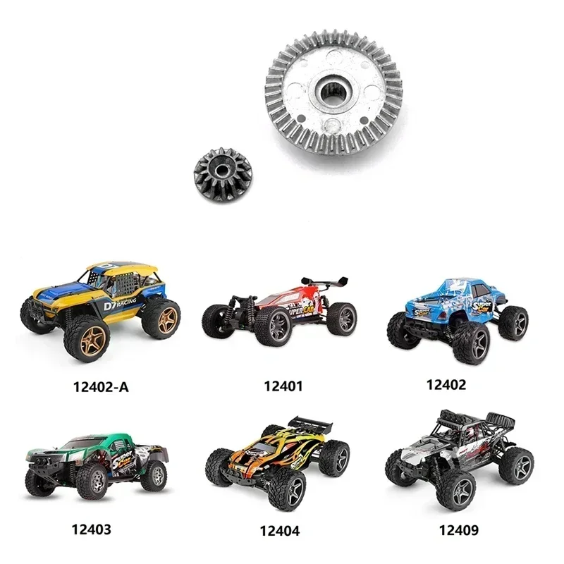 

Metal Differential Driving Gear 12401-1638 for Wltoys 104009 12402-A 12401 12402 12403 12404 12409 RC Car Upgrade Parts
