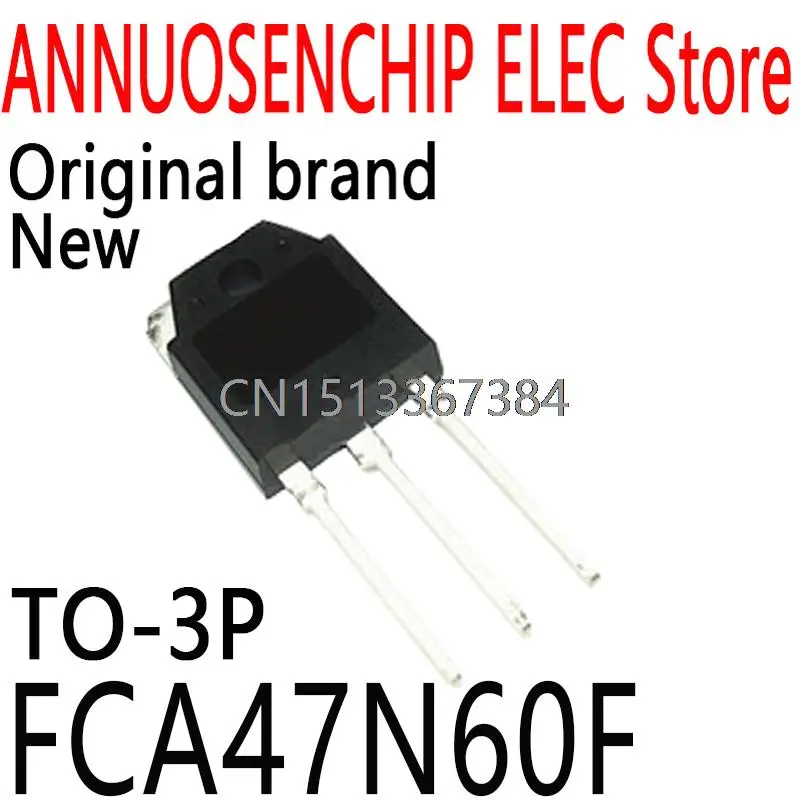 10PCS New and Original FCA47N60 47N60 TO-3P 47A 600V FCA47N60F 