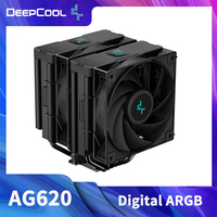 DeepCool AG620 Digital ARGB 6 Heat Pipe CPU Cooler 120MM Cooling Fan Temperature D isplay CPU Air Cooler Radiator For AM4 AM5