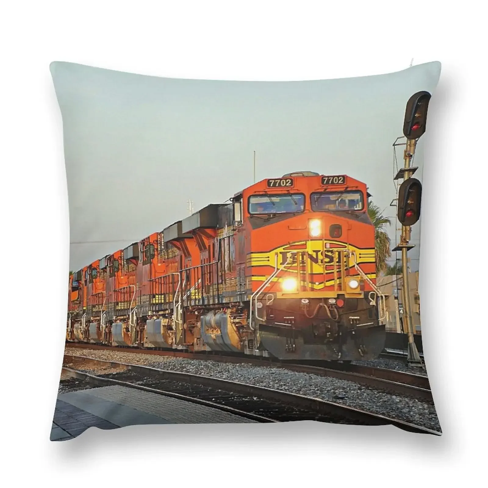 

BNSF # 7702 at Fullerton Throw Pillow Decorative Cushions For Living Room autumn pillowcase Couch Pillows Cushions Cover pillow