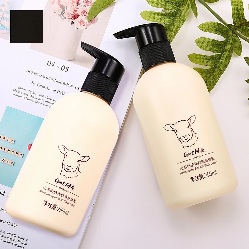 250g Goat Milk Silky Body Lotion Moisturizing Whitening Cream Improve Rough Dry Skin Brightening Deep Nourishing Body Care