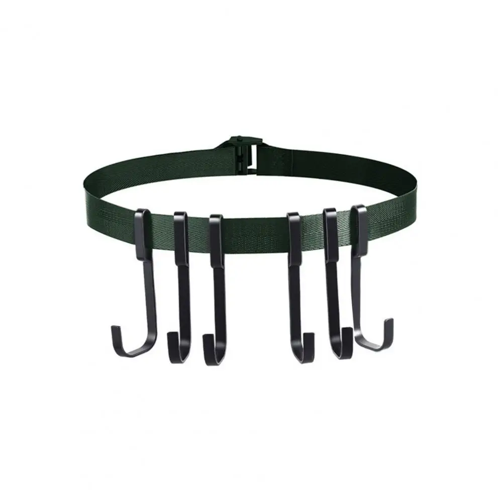 1 Set appendiabiti da trekking con cinturino per albero da caccia resistente e portante a sgancio rapido con gancio per attrezzi Multi ganci per il campeggio