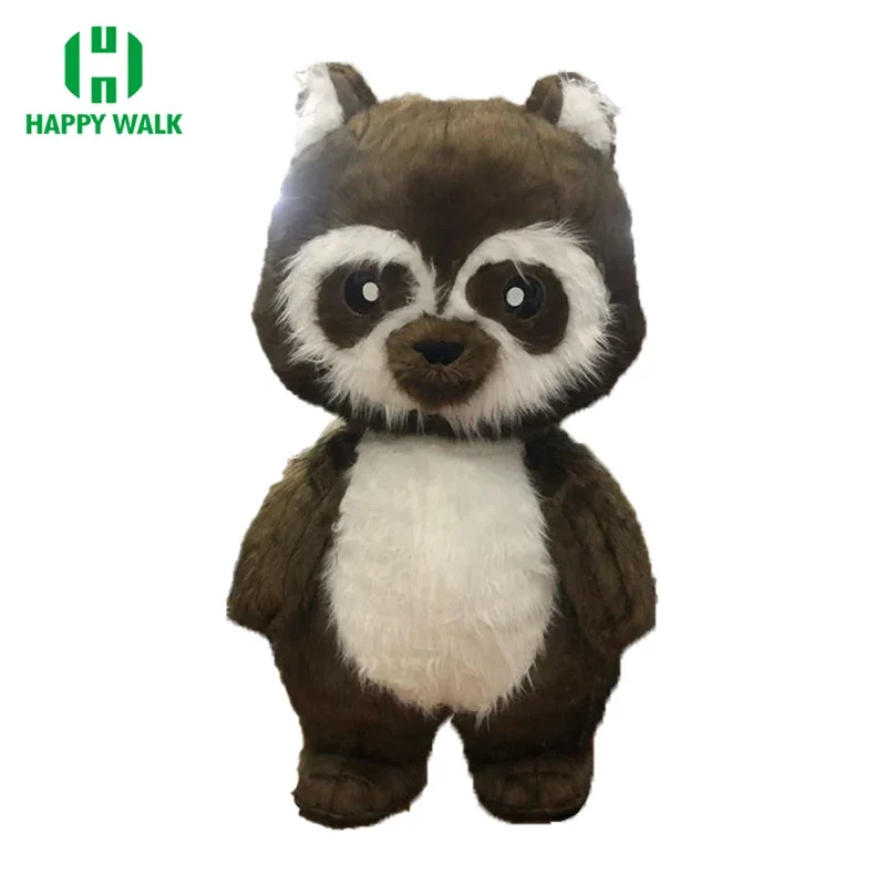 

Giant Inflatable Raccoon Costumes Mascot Cosplay For Adult Customize Suit Mascotte Carnival Blow Up Funny Furry Fursuit