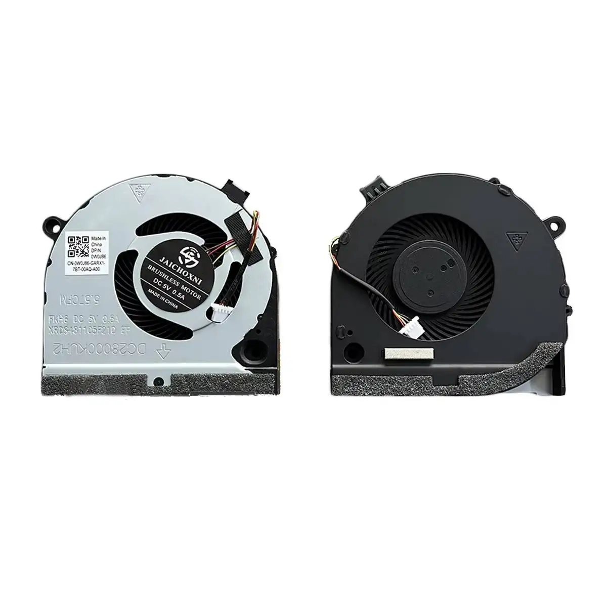 CPU Cooling Fan For Dell G3 3579 3779 G5 5587 G3-3579 G5-5587 New Replacement Laptop Cooler Radiator Heat Sink TJHF2 DC 5V 0.5A