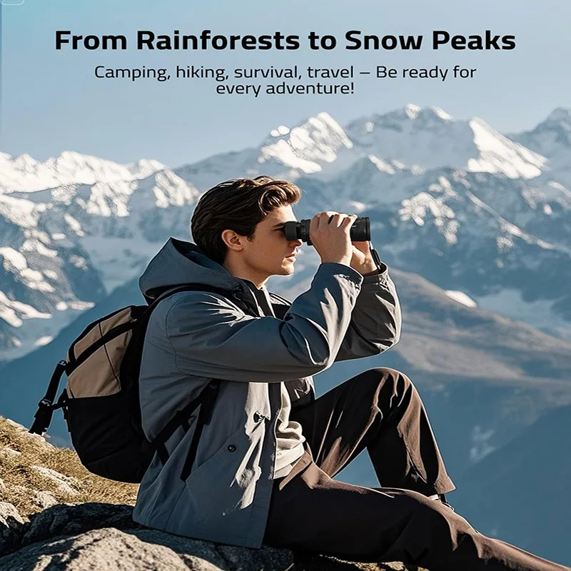 8x32 Monocular Telescope for Adult High Powered Compact Handy Telescope for Travel Bird Watching Hunting Survival Outdoor Hiking