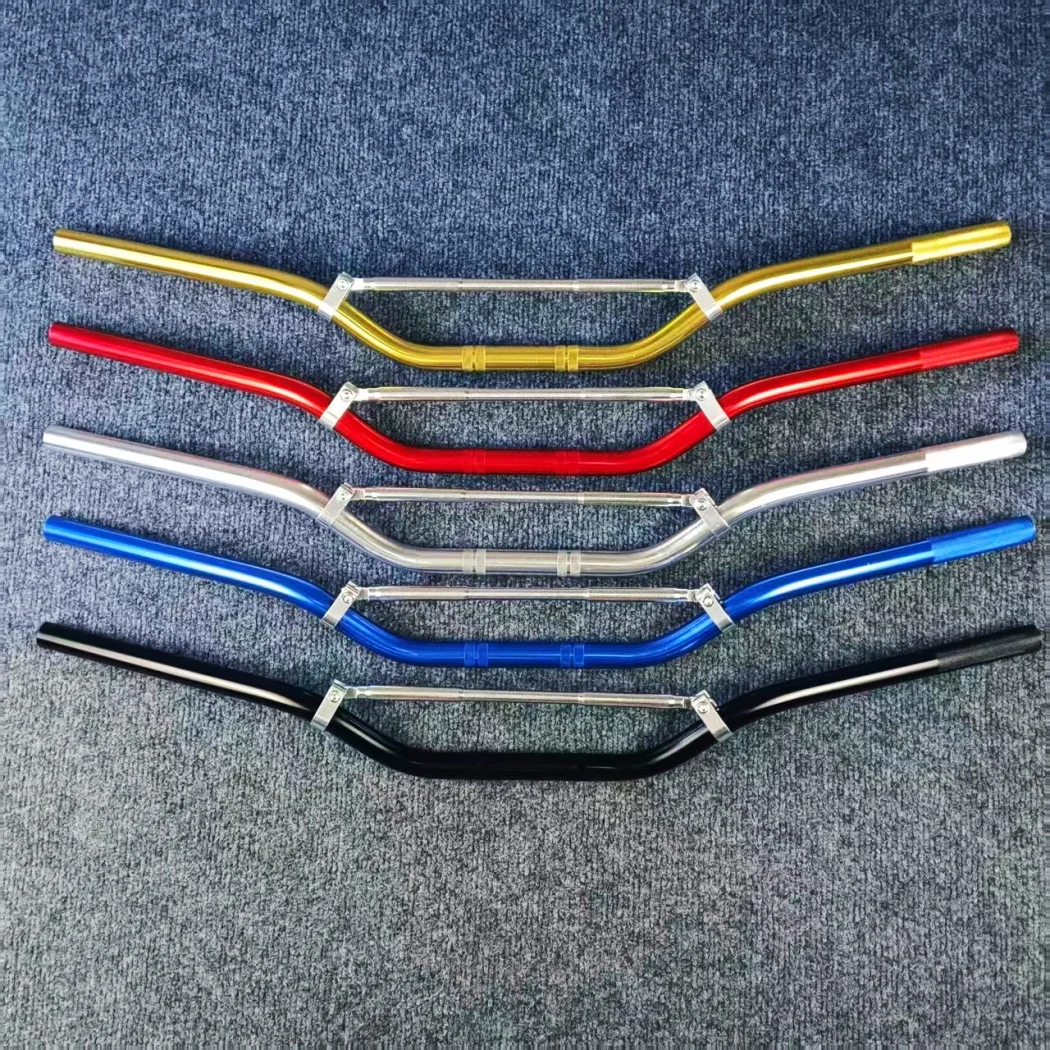 

22mm Motorcycle CNC Aluminum Alloy Handlebar with Crossbars Motocross Racing Pit Bike for Honda Yamaha Kawasaki Suzuki Benelli