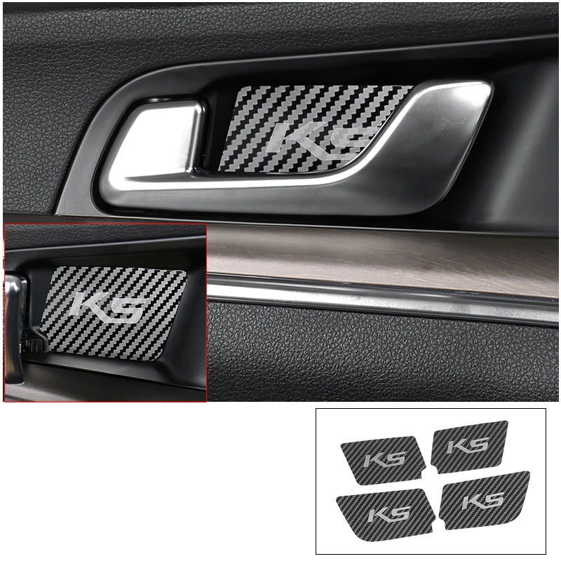 Car Interior Door Handle Bowl Panel Trim Decoration for Kia K5 Optima 2020 2021 2022 Accessories Auto Styling Cover 2023 2024