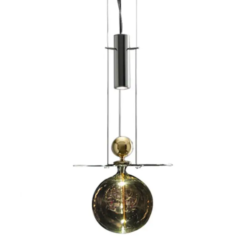 

Model room, new water drop glass ball, metal light luxury water bar, restaurant, bedroom, sales office chandelier