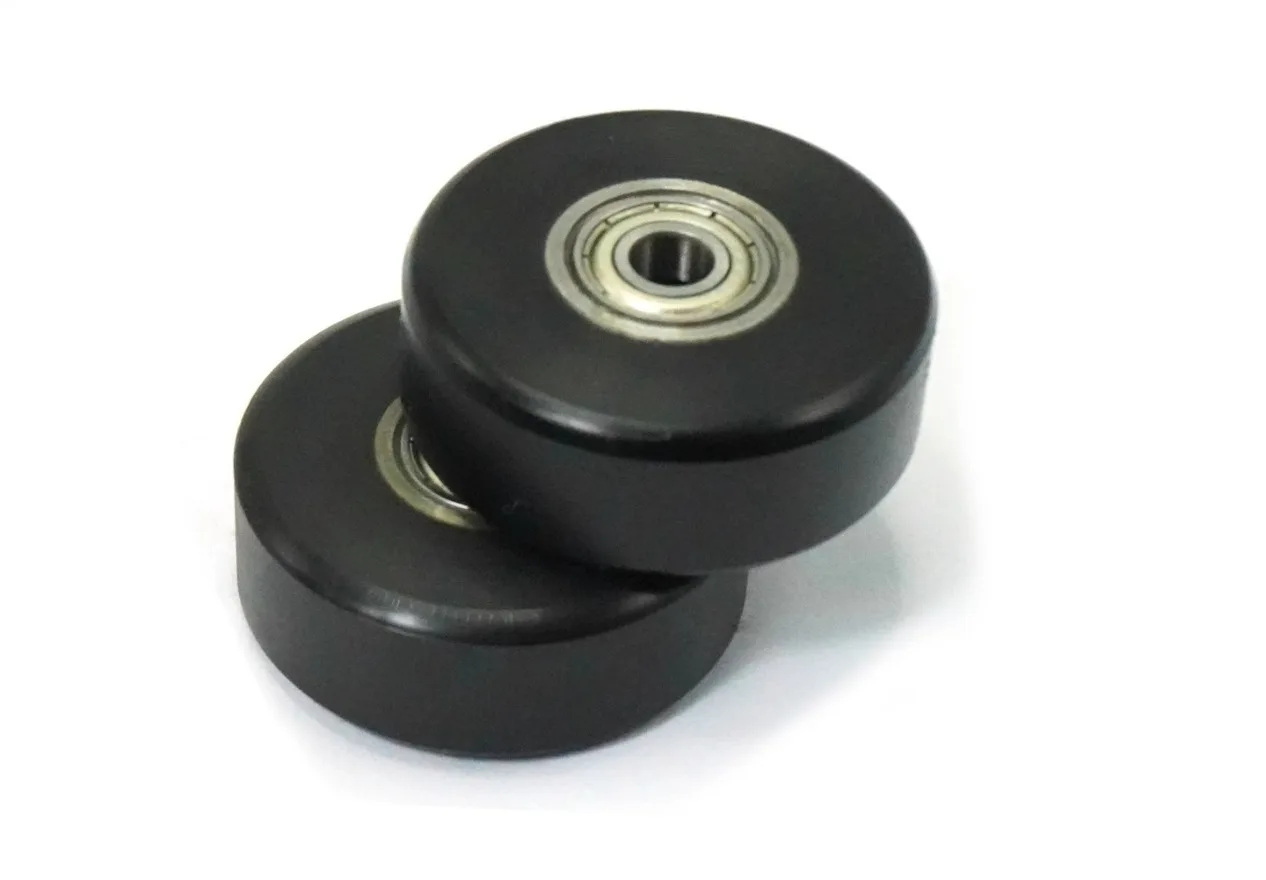 Black Anti-vibration Wheel M20810800 For LNS XT320/326 S2 Fedek Automatic Bar Feeder Parts 1PC