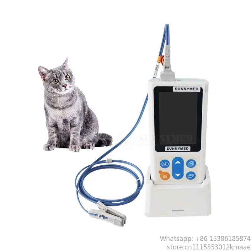 Vequyn Sy-W001n-2 Handheld Veterinary Pulse Oximeter for Pet Hospitals
