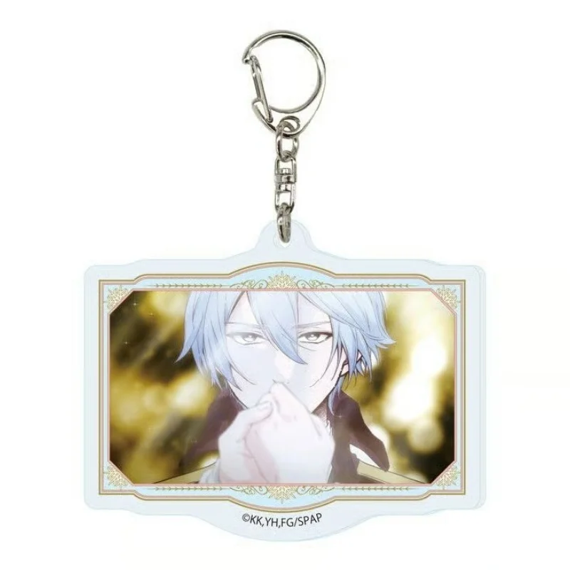 Gifts Anime Saved by the Ice Cold Prince's Embrace Acrylic Keychain Bag Pendant Seth,Clarice,Leticia,Clarence Acrylic Men Car