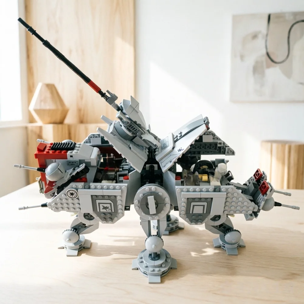 In Stock Space Battle 1082pcs Galaxy Droid Building Blocks 9 Figures Assembly Model Bricks Adult Gift Toy