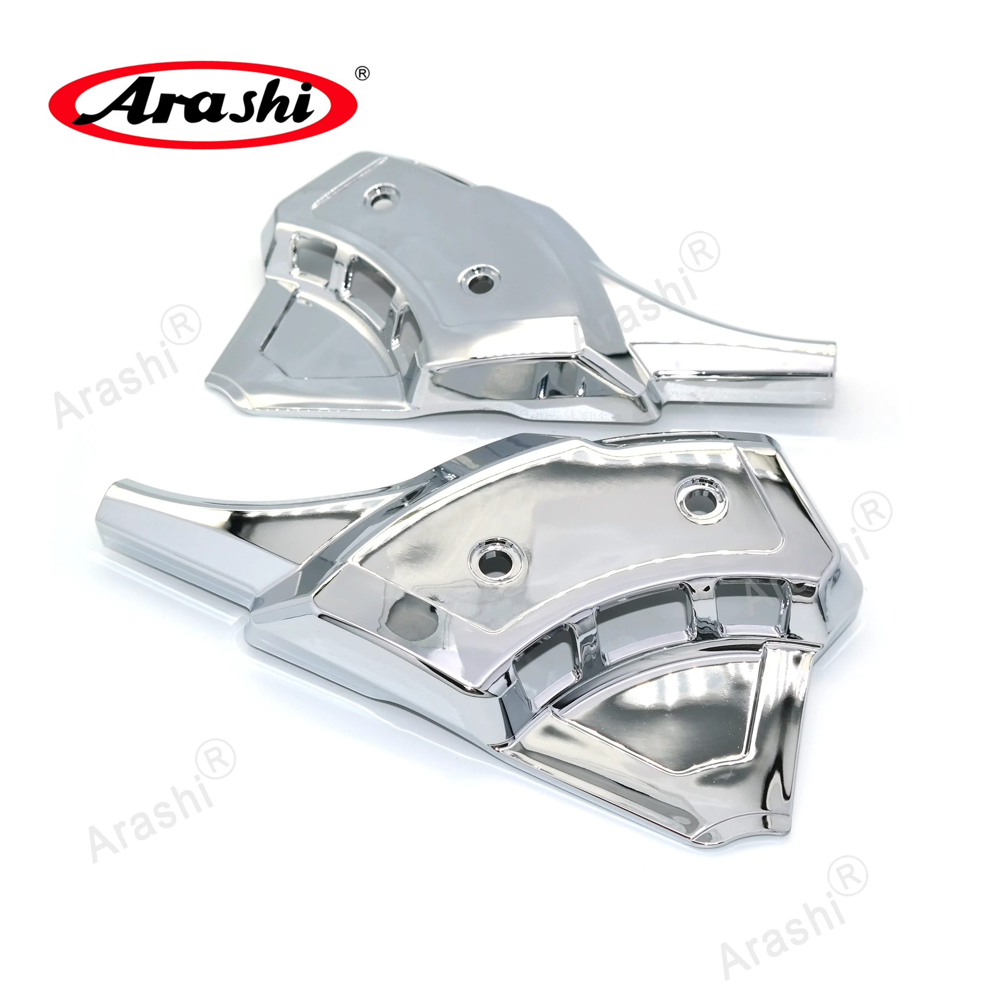 ARASHI Chrome Vented Caliper Cover Trim Front Frame Guard For HONDA Goldwing Gold Wing 2018 2019 2020 2021 2022 2023 GL1800