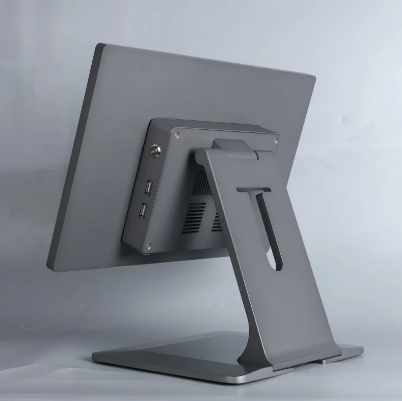 جديد 1366*768 دقة 15.6 بوصة تعمل باللمس سطح المكتب Pos محطة ماكينة تسجيل المدفوعات النقدية نظام Pos الكل في واحد ويندوز 10