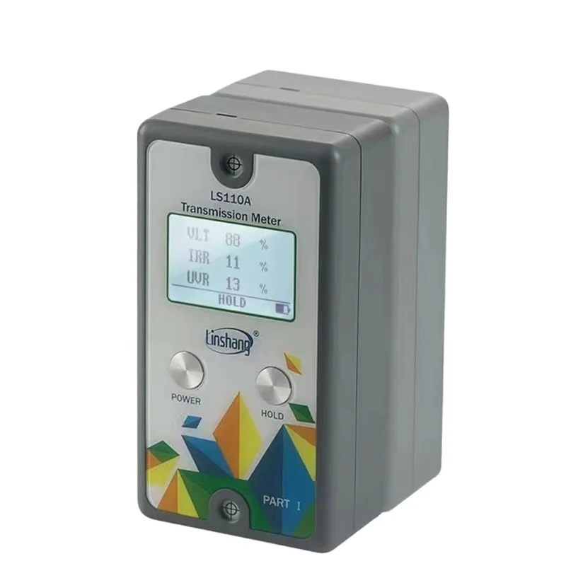 Linshang LS110A Split Transmission Meter with IR UV rejection 550nm Visible light transmittance for glass film front windshiled