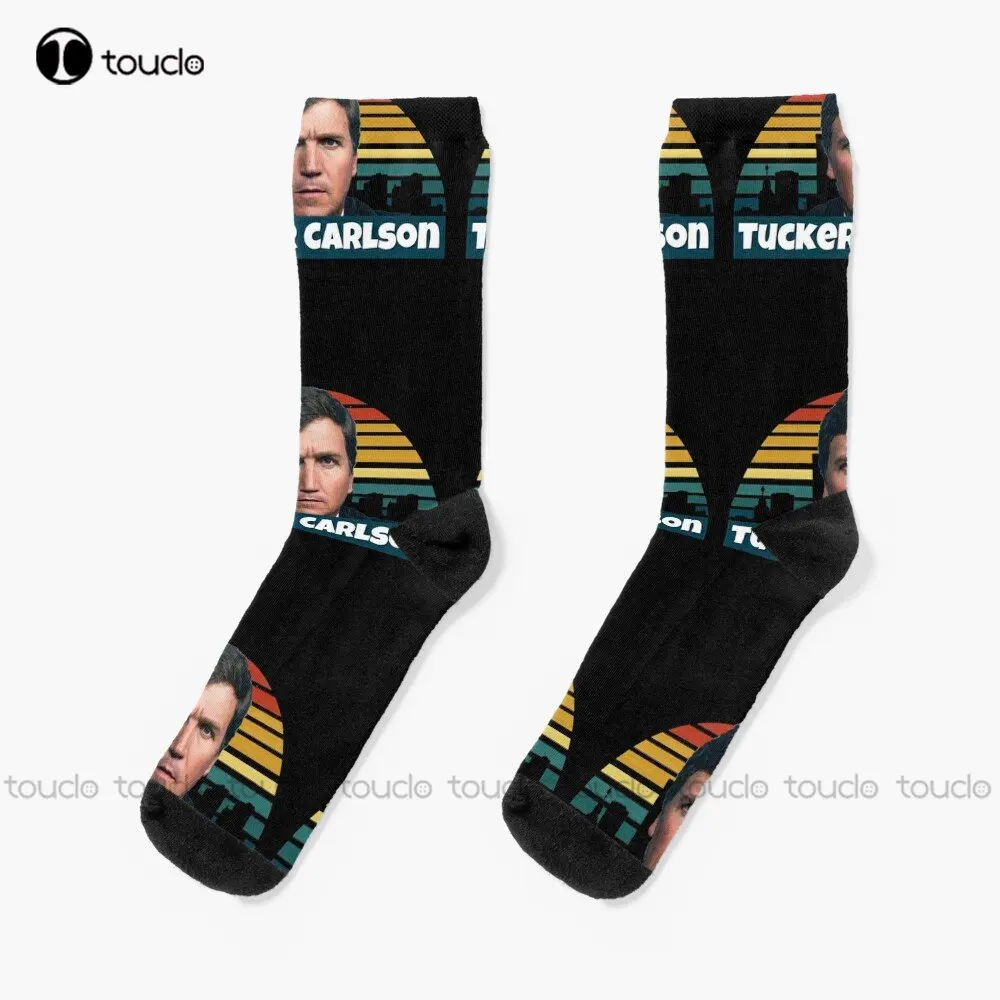 

Tucker Carlson Socks Cute Socks 360° Digital Print Personalized Custom Unisex Adult Teen Youth Socks Custom Gift Streetwear Art