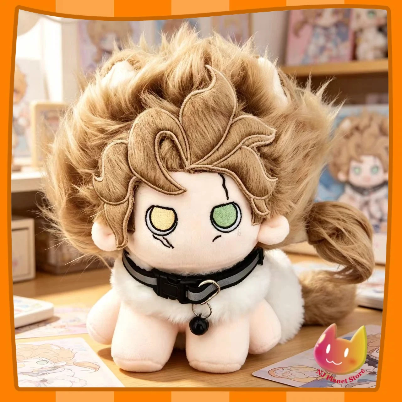 

15cm Cute Sitting Style Anime Game Identity V Character Joseph Photographer Desaulniers Plush Toys Funny Decorative Plushie Doll