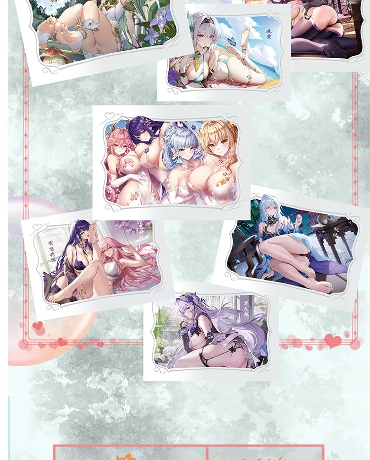 New Youwu Girl Wave 4 Goddess Story Silve Metal Collection Cards Anime Girl Sexy Swimsuit Bikini Card Doujin Toy And Hobby Gift