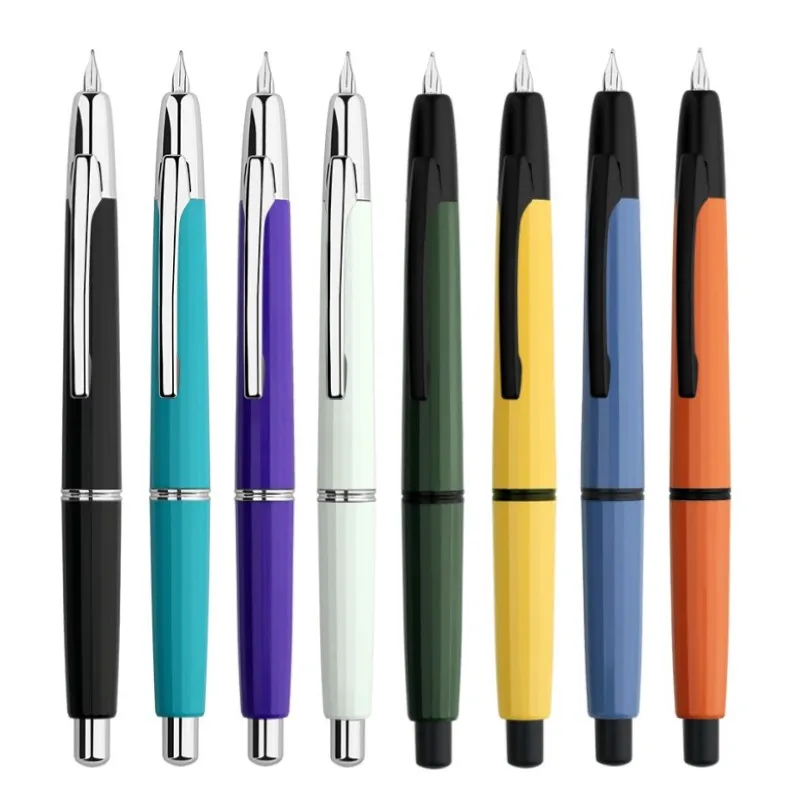 MAChain-Stylo plume en résine HN A2 souhaits, plume EF rétractable avec clip et convertisseur, stylo à encre, bureau, école, écriture, coffret cadeau, briquet STORA1