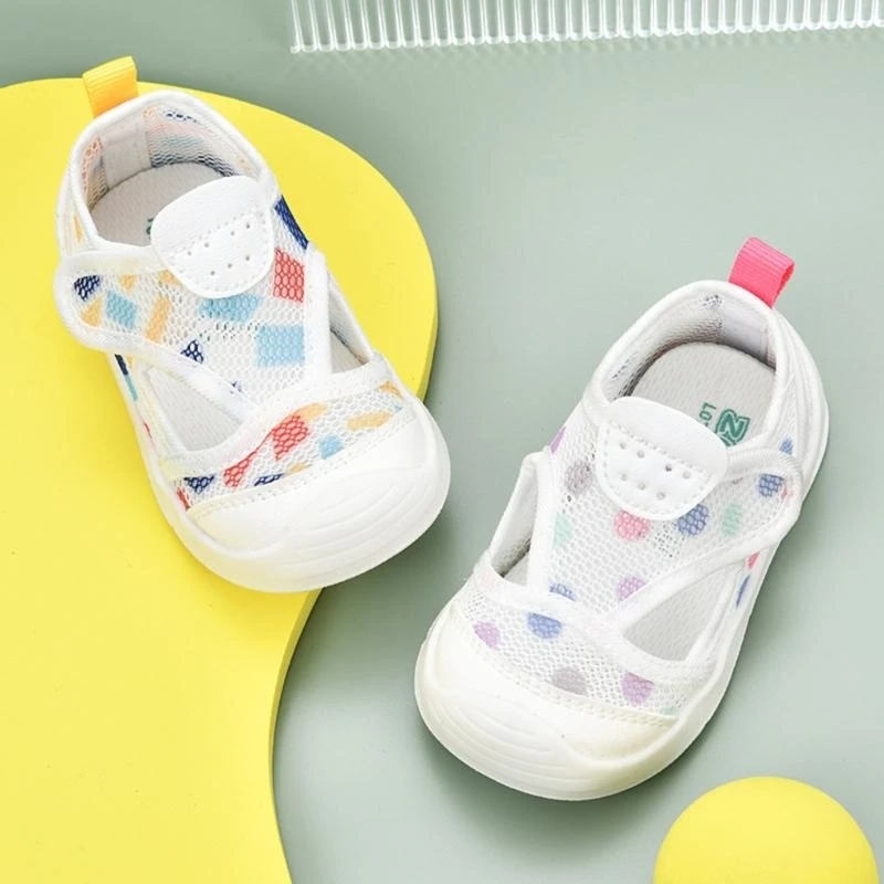 

Soft-Sole Baby First-Walker Shoes 1-3Y Kids Prewalker Shoes Summer Mesh Sandal 15UB