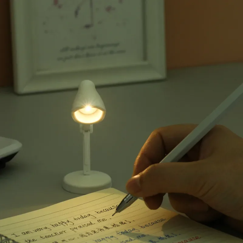 LED Table Lamp Mini Fold-able Night Reading Book Lamps - Home Room Computer Laptop Desk Night Lights Eye Protection