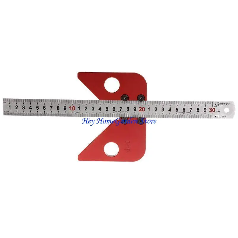 

C63B Aluminum Alloy Square Center Center Finder Line Gauge Carpenter Ruler