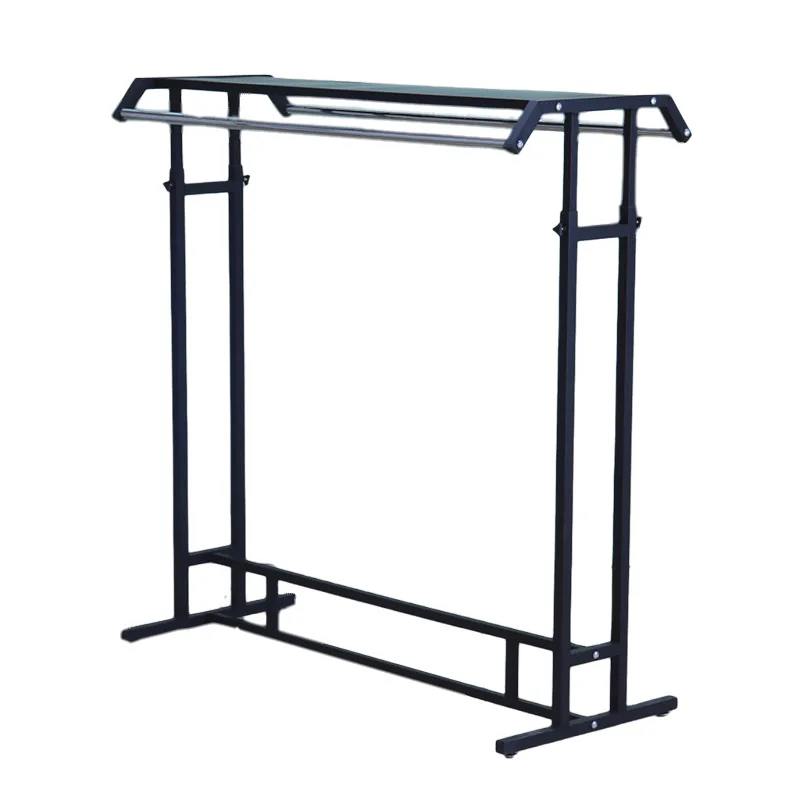 

Parallel bars floor-to-ceiling women's clothing store Children's clothing shelf Display rack Side hanging clothes rack