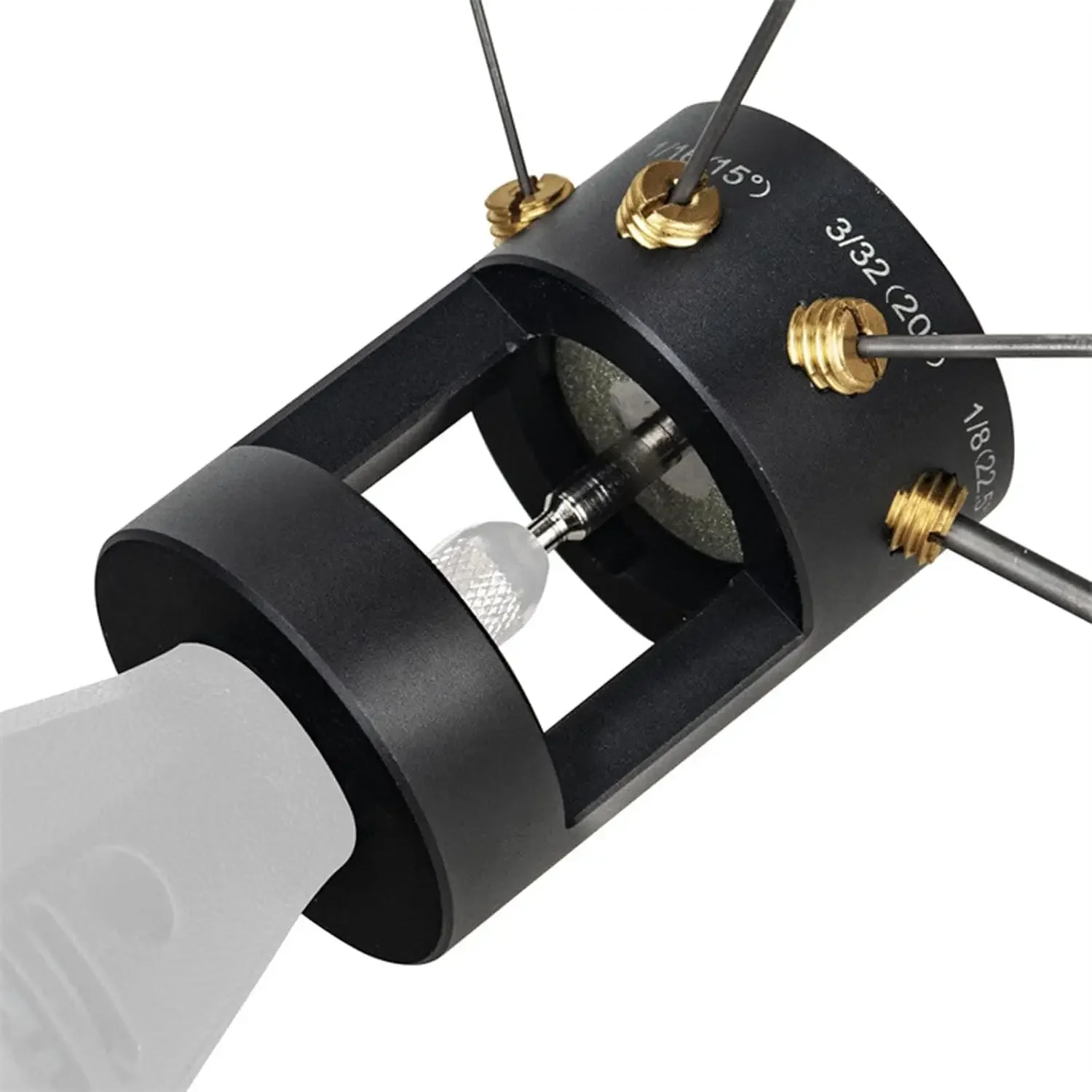 Tungsten Electrode Grinder TIG Welding Tools Multi-angle And Offset Horizontal Holes With Cutoff Slots, Electrode Grinding Tools