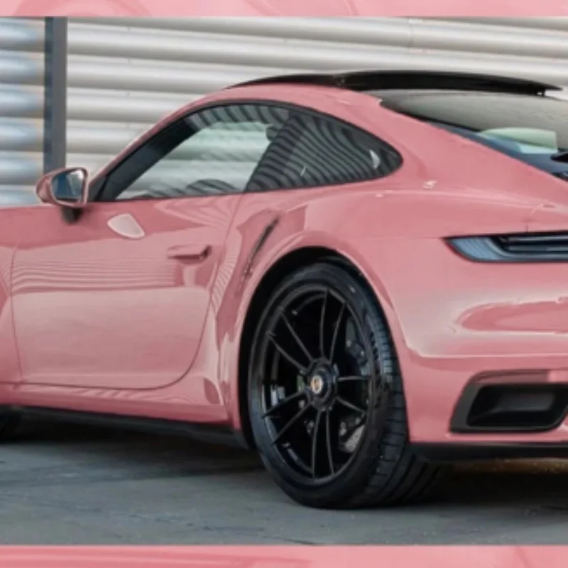 Carbins cereja rosa selbst heilende 1.52*16.5m tpu mudança de cor ppf filme de proteção de pintura tpu rolo de filme de envoltório de carro