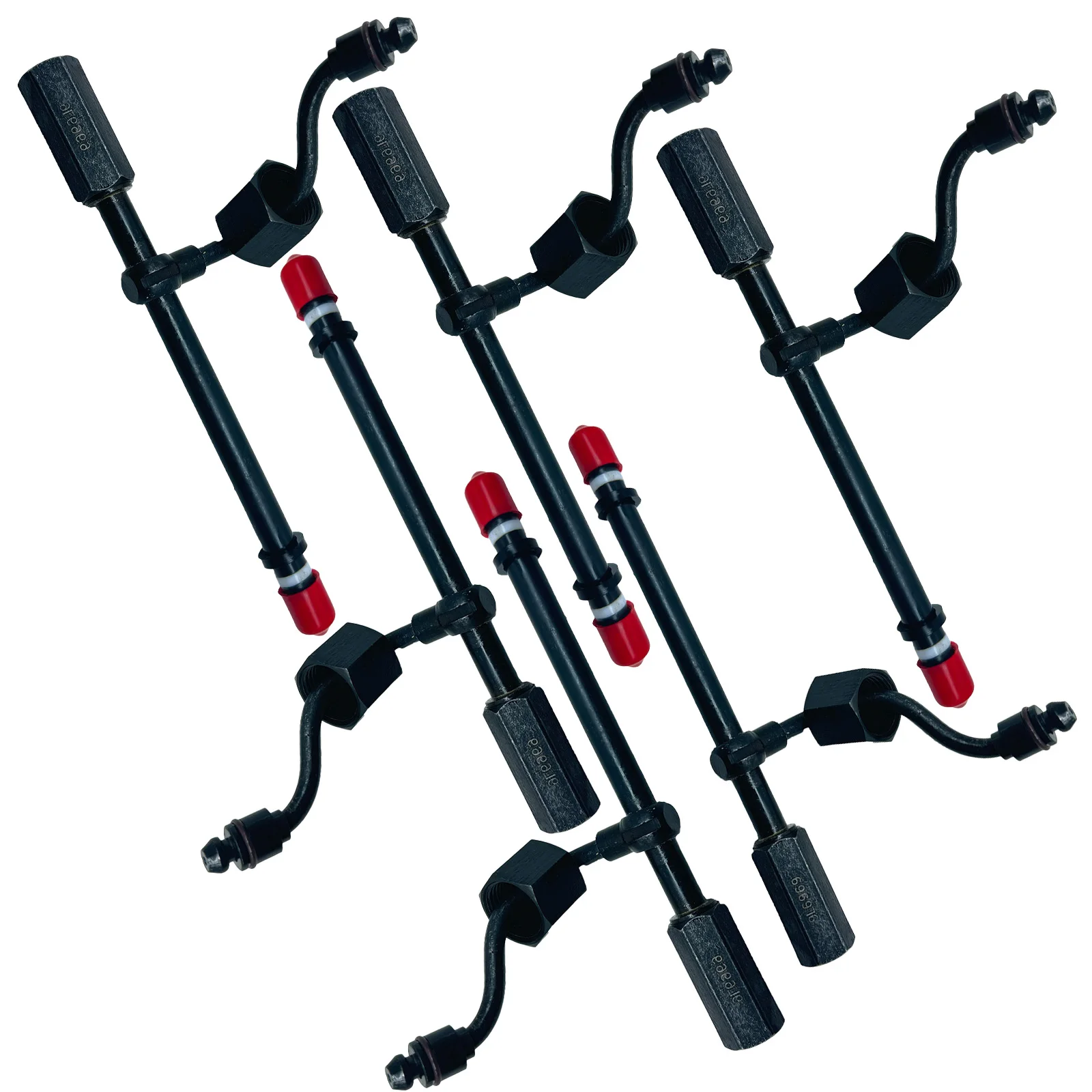 6PCS Fuel Injector For CAT 3208 3204 Engine 225 Excavator 613B D3 D3B Loader 931 931B Tractor- 9L-6969