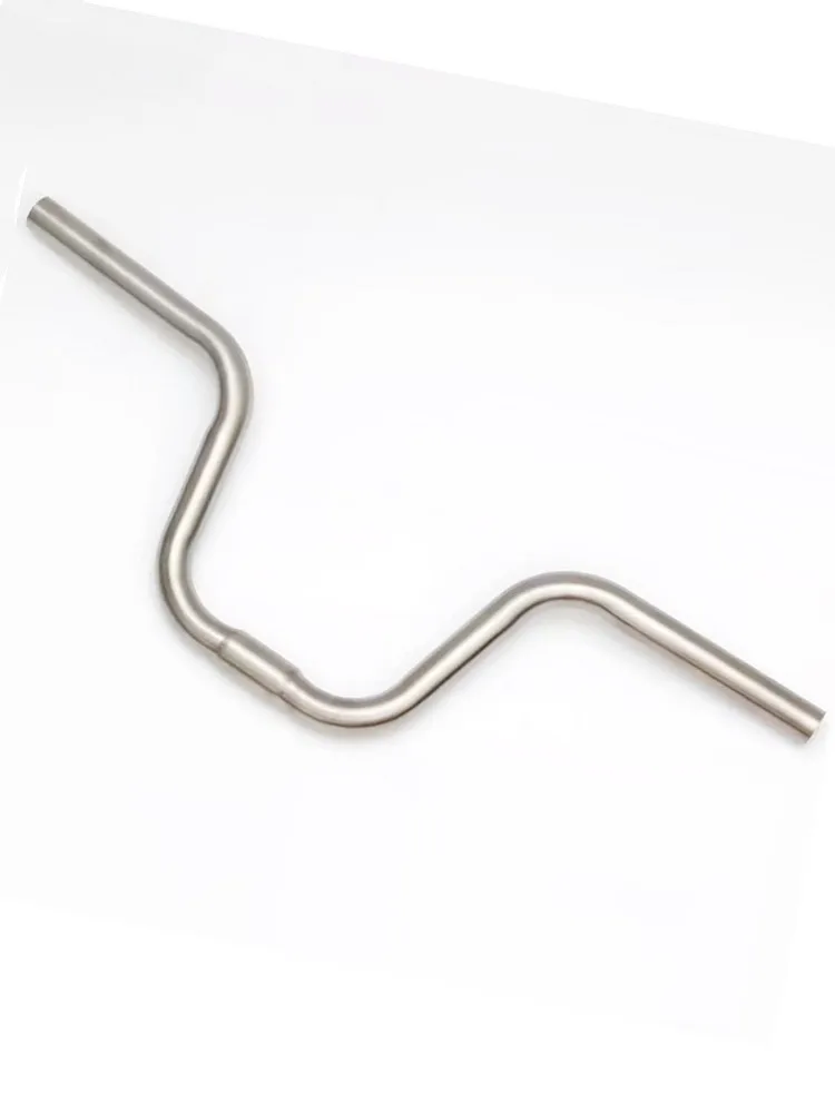AliExpress NONE Titanium Bicycle Handle Bar 25.4 x 540/560/580mm Ti Cycling M Bar Height  50 80 100 120 140 170mm For Bronpton Bike Handlebar