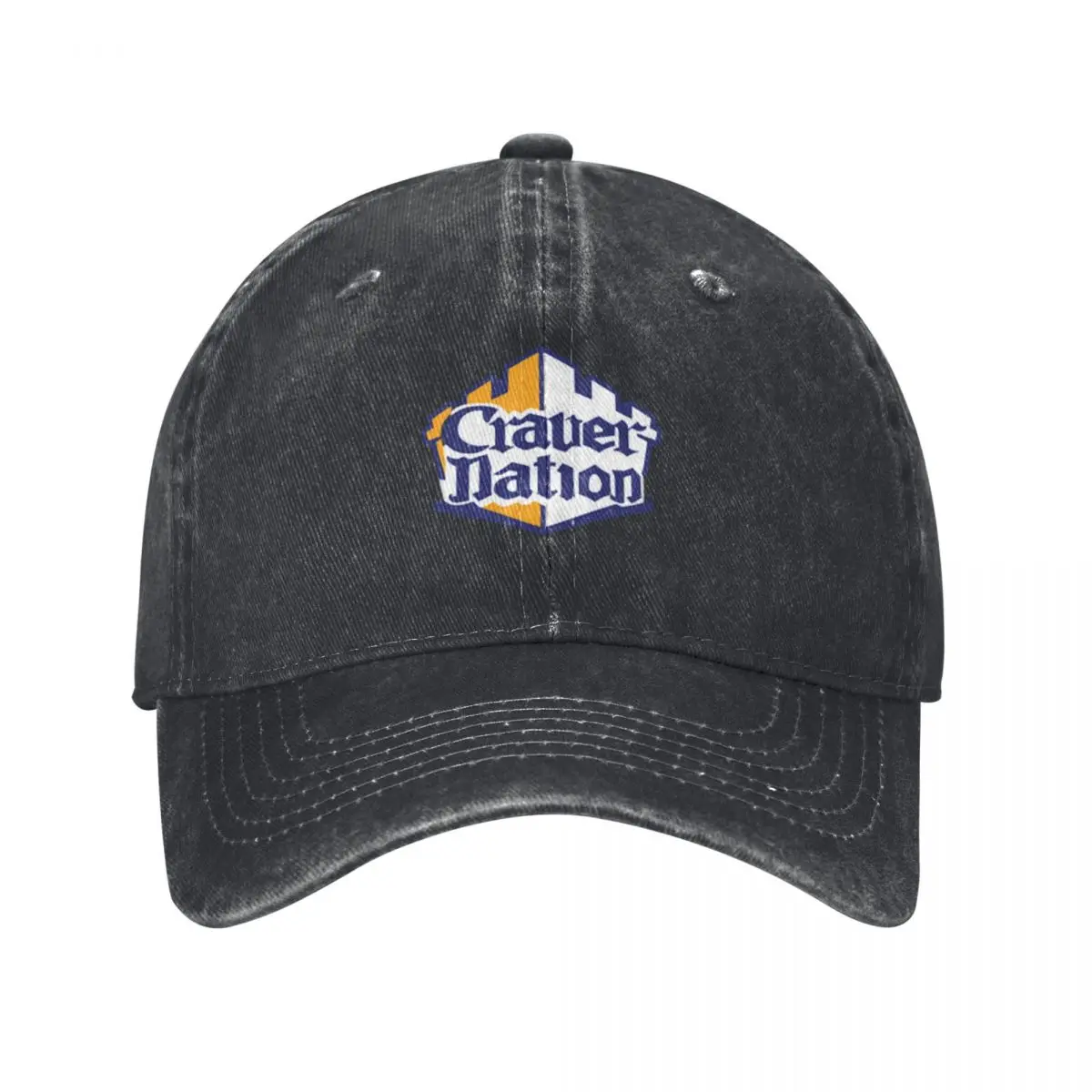 

White Castle - Craver Nation Baseball Caps Vintage Denim Washed Headwear Unisex Style Outdoor Running Hats