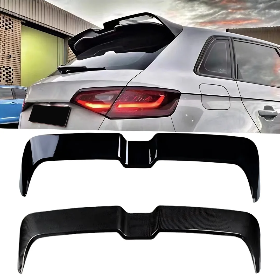 Heckspoiler Sportback Flügel Sport-Kofferraumlippe für Audi A3 8V S3 2014-2020 Auto-Styling Zubehör Glänzend Schwarz ABS Heck OET-Stil – Detail 9
