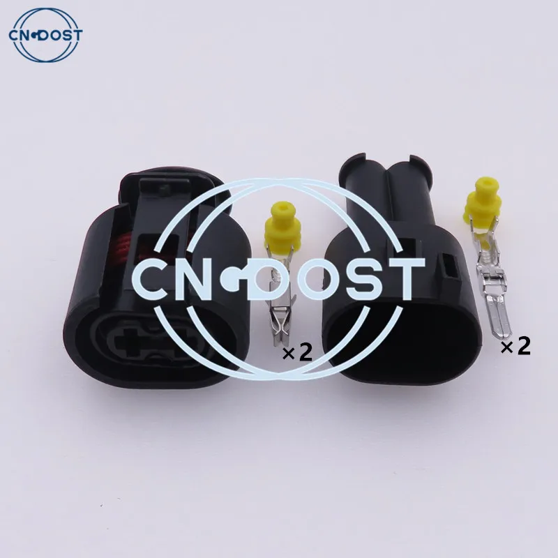 

1 Set 2 Pin 6N0 927 997 / 357 973 202 Auto Connector AC Assembly ABS Sensor Connector For VW Audi