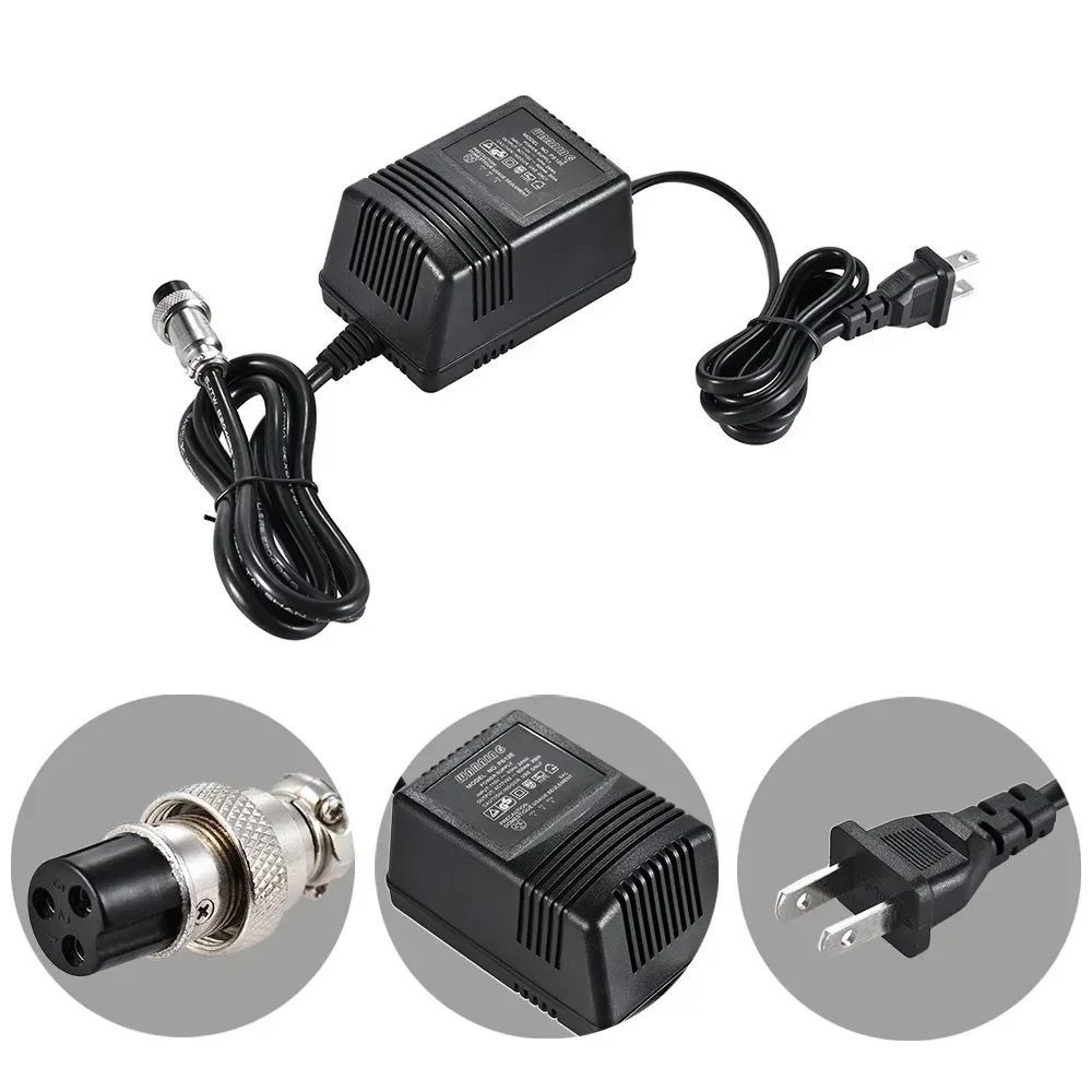 17V 420mA คอนโซลผสมผสมแหล่งจ่ายไฟ AC Adapter 3-Pin Connector 220V และ 110V สําหรับ Yamaha MG16/MG166CX/MG166C/F4/F7/6FX