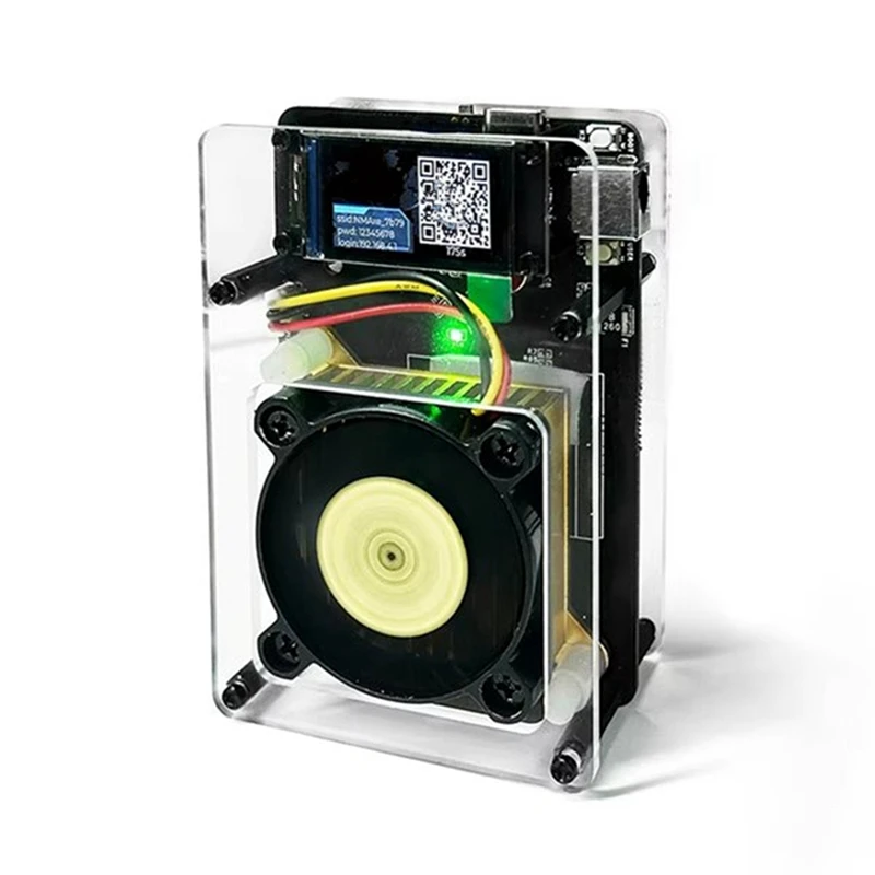Nmaxe Bitaxe Nmminer Solo Lottery Miner Ultra BM1366 Asic Chip 500G-550Gh/S Full Colorful Display Bitcoin Miner AU Plug