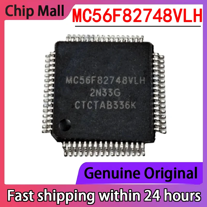 1PCS Brand New MC56F82748VLH Packaged LQFP64 Microcontroller (MCU/MPU/SOC) Original Stock