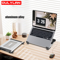 Adjustment Portable Laptop Stand Aluminum Alloy Notebook Computer Radiator Bracket Folding Vertical Lift Height Tablet Holder