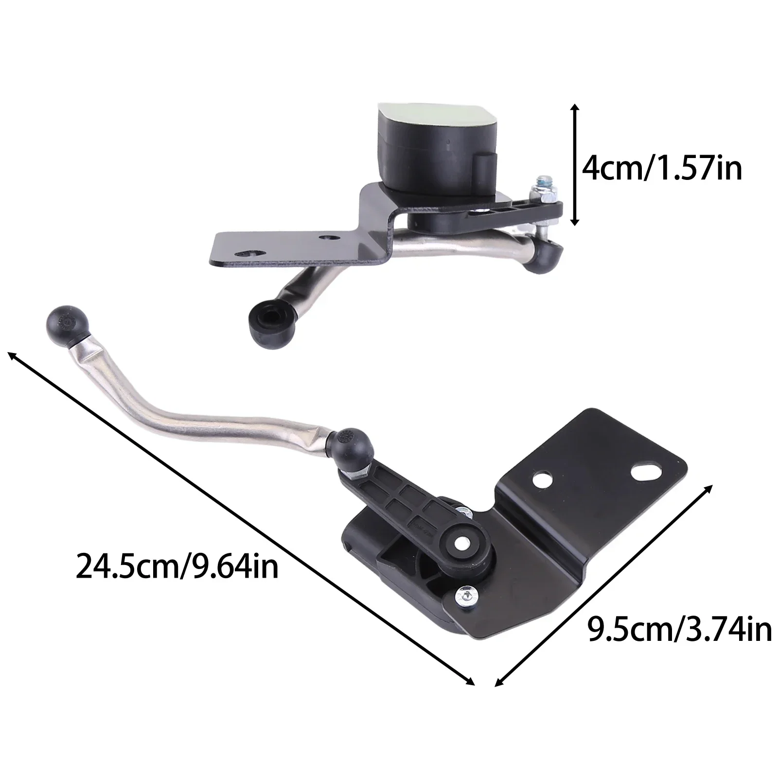 2Pcs Front Ride Height Level Sensor Replacement for D-u-r-a-n-g-o G-r-and C-h-e-rokee 2011-2015 Replaces 68164092AA 68164093AA