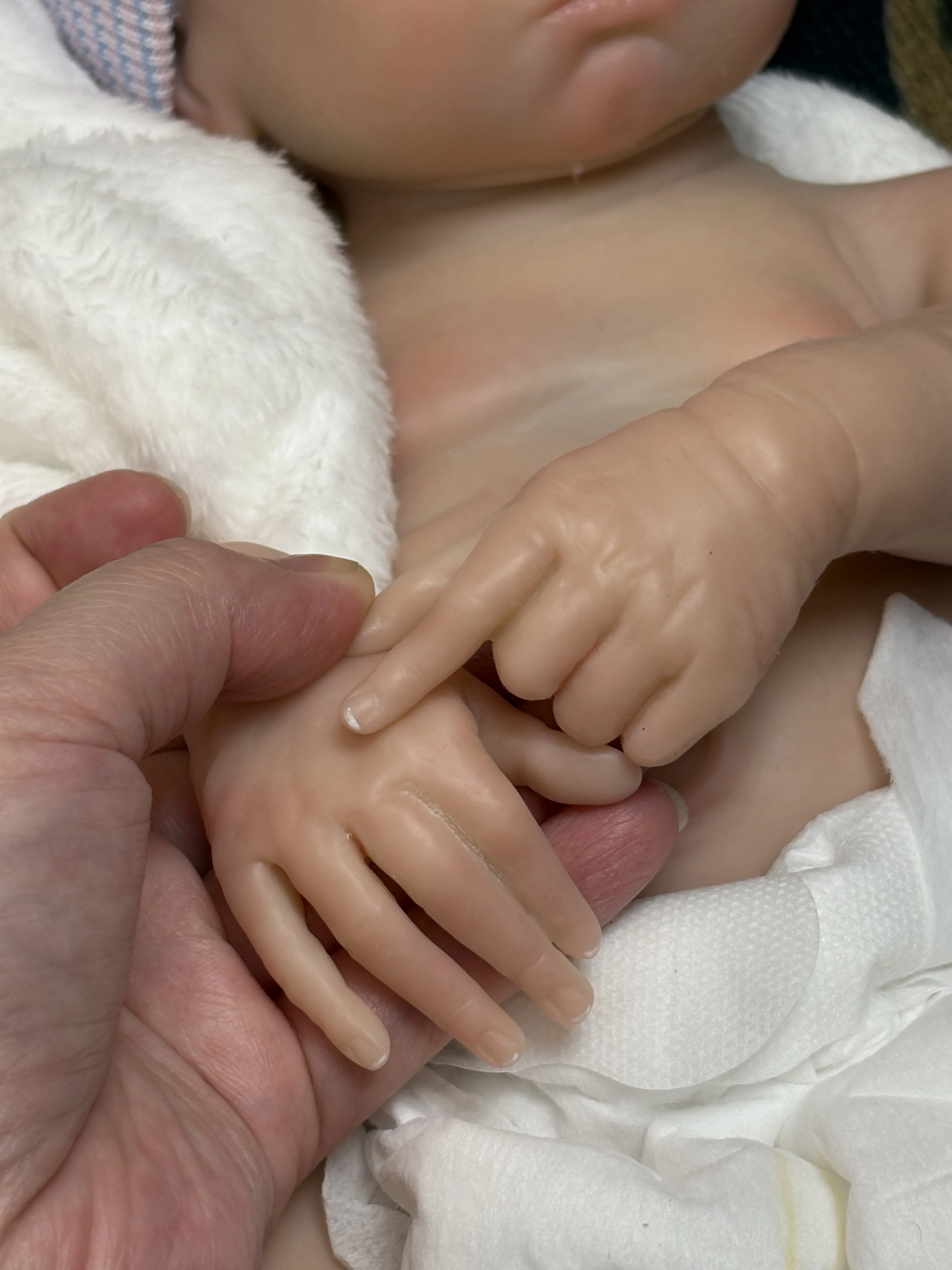 Muñeca Reborn De silicona sólida con boca abierta De 16 pulgadas, muñeca bebé sin pintar pintada hecha a mano, Boneca Reborn Corpo De silicona