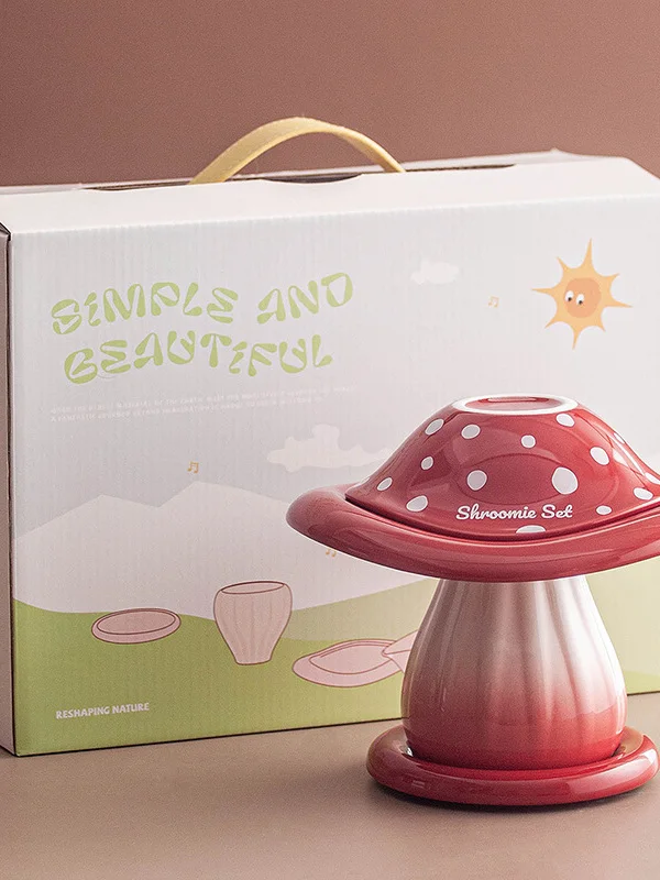 bol-a-riz-creatif-rouge-en-ceramique-design-champignon-assiette-tasse-coffret-cadeau-pour-ami-repas-individuel-cadeau-de-mariage-usage-quotidien