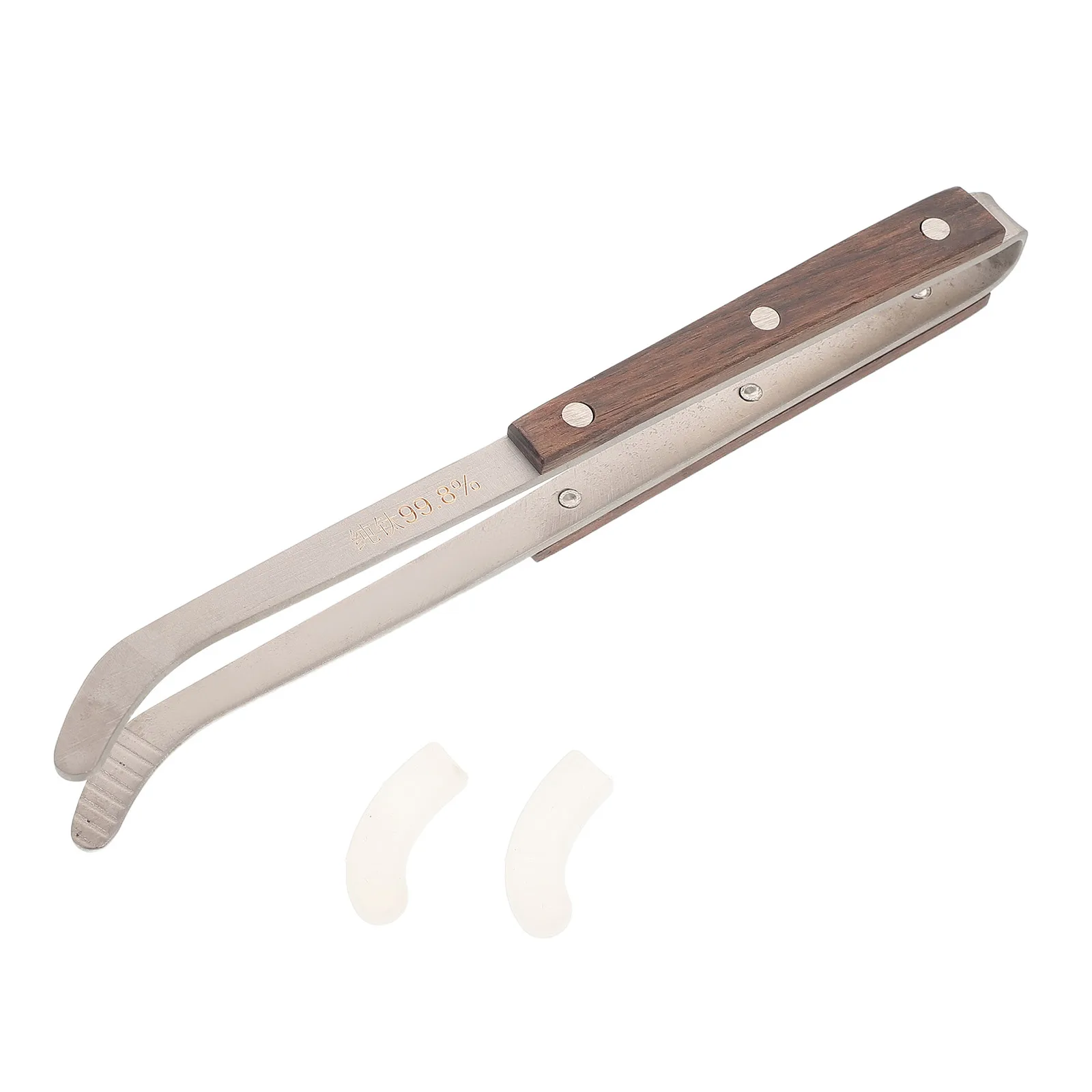 

Tea Clip Tongs Kitchen Anti Scalding Titanium Steel Small Food Tools Bowl Gripper Non Slip Heat Resistant Portable Easy