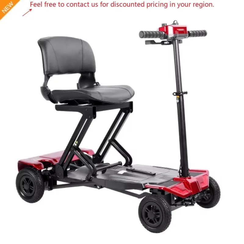 

Automatic Folding 4 Wheel Power Mobility Scooter Travel Electric Mobility Scooter Adult Electric