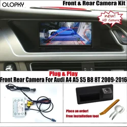 Front Rear View Camera For Audi A4 A5 S5 B8 8T 2009 - 2017 Original Screen / Plug&Play HD Night Vision Parking Reverse Camera