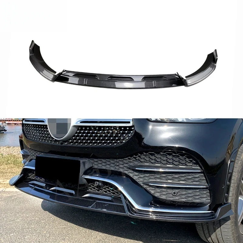 

ABS Material Car Accessories Front Bumper Lip Chin Spoiler For W167 C167 2019-2023 Bumper Cover Body Kits